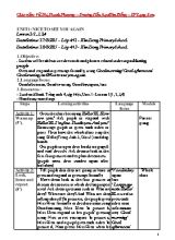 Giáo án Tiếng Anh Lớp 4 - Unit 1 đến 3 - Năm học 2015-2016 - Vũ Thị Thanh Phương